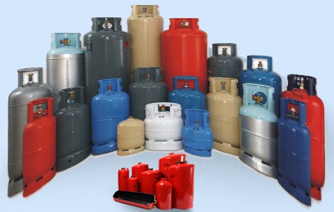 LPG cylinder and fire extinguisher parts